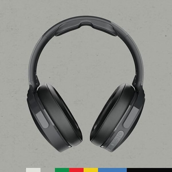 Skullcandy Hesh Evo Over-Ear Wireless Headphones, 36 Hours Battery Life, Micro, Compatible with iPhone, Android and Bluetooth Devices - Black - Image 2
