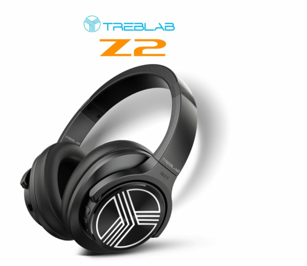 TREBLAB Z2 Active Noise Cancelling Over Ear Headphones Bluetooth Wireless aptX - Image 2